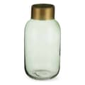 Pikkukuva 1 / 2: Vase Smooth Golden Green Glass (11,5 x 24 x 11,5 cm)