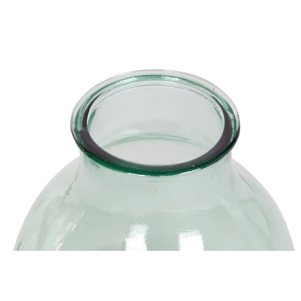 Vase DKD Home Decor 29 x 29 x 36 cm Green Tempered Glass