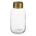 Miniatyrbild 1 av 2: Vase Golden Transparent Glass (11,5 x 24 x 11,5 cm)