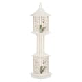 Miniatyrbild 3 av 3: Street lamp White Wood Plastic 19 x 80 x 19 cm (2 Units)
