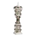Pikkukuva 3 / 3: Street lamp White Brown Wood Plastic 18 x 80 x 18 cm (2 Units)