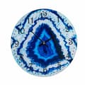 Pikkukuva 2 / 2: Wall Clock Marble Blue Crystal 30 x 4 x 30 cm (4 Units)