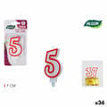 Miniatyrbild 1 av 4: Candle Set Algon Red (36 Units)