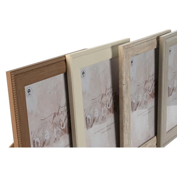 Photo frame Home ESPRIT Brown Beige Cream Natural Crystal polystyrene 26,2 x 1,6 x 31,2 cm