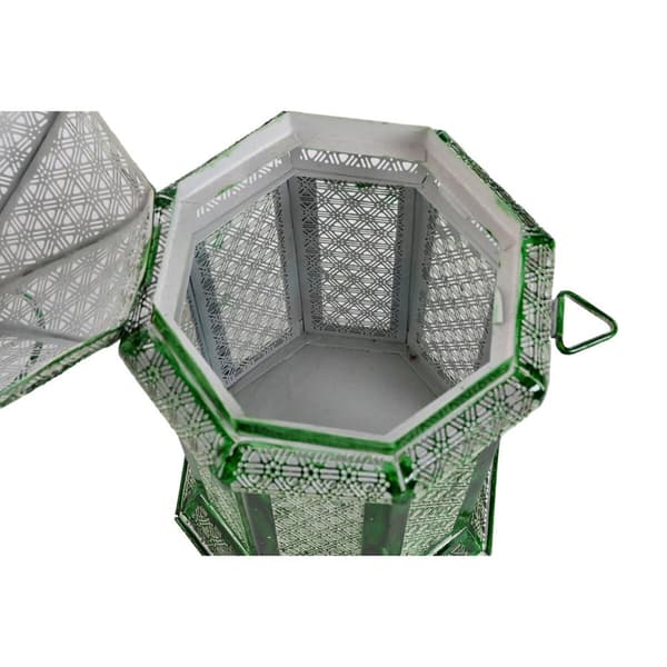 Lanterns Home ESPRIT Green Metal Oriental 23 x 23 x 57 cm (2 Pieces)