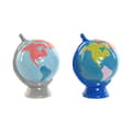 Pikkukuva 1 / 3: Money box Home ESPRIT Dolomite Globe 14,5 x 13,5 x 19 cm (2 Units)