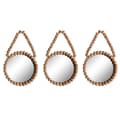 Pikkukuva 1 / 3: Mirror Set Home ESPRIT Natural Scandi 15 x 1 x 24 cm (3 Pieces)