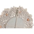 Pikkukuva 3 / 3: Mirror Set Home ESPRIT White Boho 20 x 1 x 20 cm (3 Pieces)