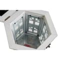 Pikkukuva 5 / 6: Lantern DKD Home Decor Aged finish White Dark grey Wood Crystal 19 x 17 x 39 cm