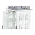 Pikkukuva 2 / 5: Lantern DKD Home Decor Aged finish White Grey Wood Crystal Mediterranean 19 x 19 x 51 cm