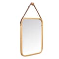 Miniatyrbild 2 av 4: Hanging mirror B6605 Natural Rectangular 34 x 41,5 x 1,5 cm (6 Units)