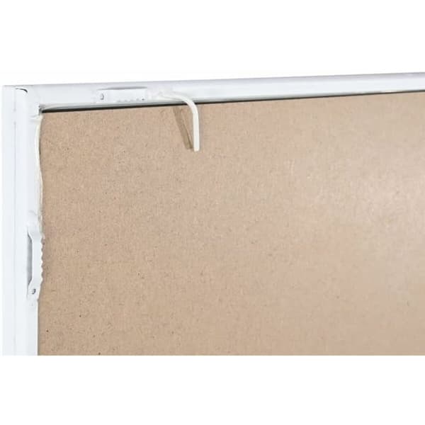 Wall mirror JY21101W White Window 90 x 90 x 2 cm Squared