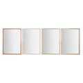 Pikkukuva 1 / 4: Wall mirror Home ESPRIT White Brown Beige Grey 66 x 2 x 92 cm (4 Units)