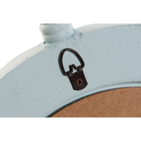 Wall mirror Home ESPRIT Sky blue Mediterranean 42,5 x 3 x 42,5 cm