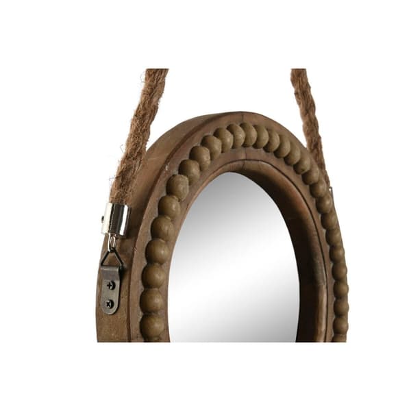 Wall mirror Home ESPRIT Brown Colonial Balls 28 x 4 x 61 cm