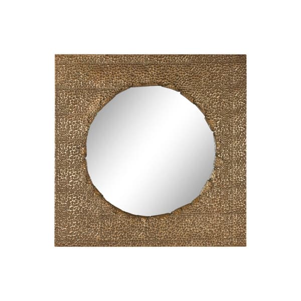 Wall mirror Home ESPRIT Golden 80 x 6 x 80 cm
