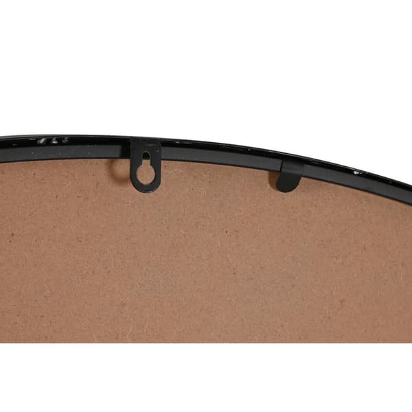 Wall mirror Home ESPRIT Black Modern 120 x 2 x 120 cm