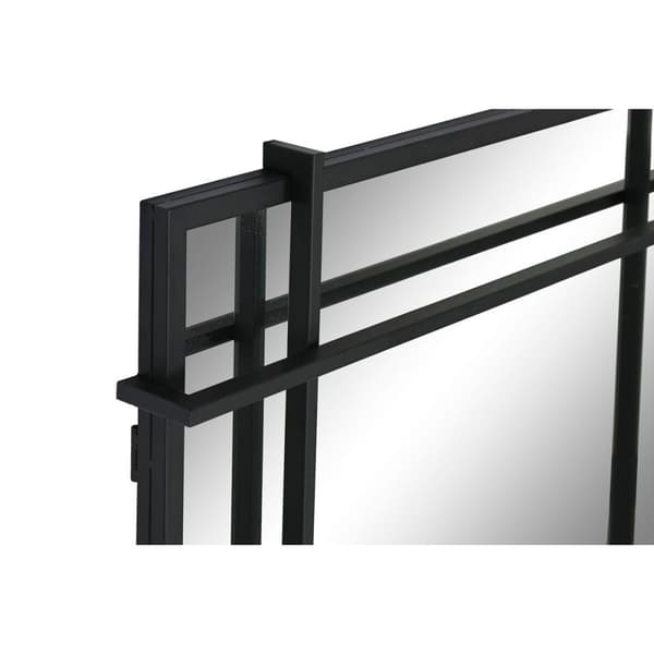 Wall mirror Home ESPRIT Black Modern 65 x 6 x 95 cm