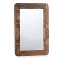 Pikkukuva 1 / 2: Wall mirror 43 Brown 90 x 60 x 2 cm Rectangular