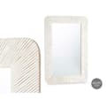 Pikkukuva 2 / 2: Wall mirror 38 White Brown Stripes 90 x 60 x 2 cm Rectangular