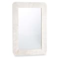 Pikkukuva 1 / 2: Wall mirror 38 White Brown Stripes 90 x 60 x 2 cm Rectangular