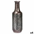 Pikkukuva 1 / 4: Vase Silver Metal 14 x 46 x 14 cm (4 Units) With relief