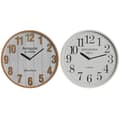 Pikkukuva 1 / 4: Wall Clock Home ESPRIT White Crystal MDF Wood 32 x 4,5 x 32 cm (2 Units)