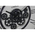 Miniatyrbild 3 av 4: Wall Clock Home ESPRIT White Black Dark grey Iron MDF Wood 54 x 8 x 55 cm