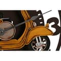 Miniatyrbild 3 av 4: Wall Clock Home ESPRIT Yellow Red Metal Vintage 34 x 33,5 x 32,5 cm (2 Units)