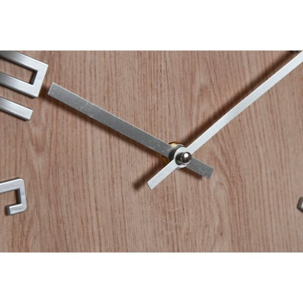 Wall Clock Home ESPRIT White Golden Silver PVC 30 x 4 x 30 cm (2 Units)