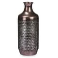 Miniatyrbillede 2 af 4: Vase Silver Metal 16 x 42 x 16 cm (4 Units) With relief