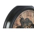 Pikkukuva 2 / 4: Wall Clock Home ESPRIT Black Golden Natural Crystal Iron Vintage 67 x 9 x 67 cm
