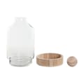 Pikkukuva 4 / 4: Vase Home ESPRIT Transparent Natural Wood Crystal 21 x 21 x 42 cm