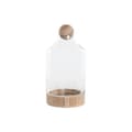 Pikkukuva 1 / 4: Vase Home ESPRIT Transparent Natural Wood Crystal 21 x 21 x 42 cm