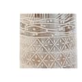 Miniatyrbillede 3 af 3: Vase Home ESPRIT White Natural Mango wood Colonial 15 x 15 x 22,5 cm