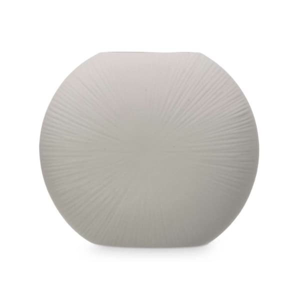 Vase Grey Ceramic 29 x 26 x 11 cm (4 Units) Circular