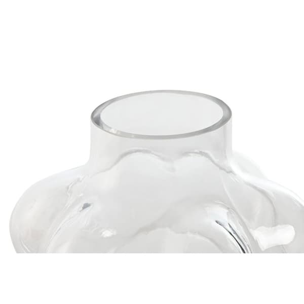 Vase Home ESPRIT Transparent Crystal 19 x 19 x 24 cm