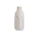 Pikkukuva 1 / 3: Vase Home ESPRIT White Mango wood Modern Face 15 x 15 x 30 cm