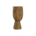 Pikkukuva 1 / 3: Vase Home ESPRIT Brown Resin Face 15 x 15 x 31 cm