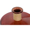 Pikkukuva 2 / 3: Vase Home ESPRIT Brown Rope Tempered Glass 35 x 35 x 45 cm