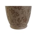 Pikkukuva 3 / 3: Vase Home ESPRIT Brown Green Stoneware Leaf of a plant 13 x 13 x 35 cm