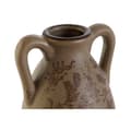 Pikkukuva 2 / 3: Vase Home ESPRIT Brown Green Stoneware Leaf of a plant 13 x 13 x 35 cm