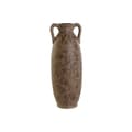 Pikkukuva 1 / 3: Vase Home ESPRIT Brown Green Stoneware Leaf of a plant 13 x 13 x 35 cm