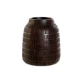 Pikkukuva 1 / 3: Vase Home ESPRIT Brown Black Resin Colonial 19 x 19 x 21 cm