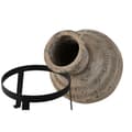 Pikkukuva 2 / 3: Vase Home ESPRIT Black Beige Metal Magnesium 28 x 28 x 47 cm