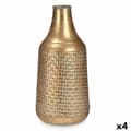 Pikkukuva 1 / 4: Vase Golden Metal 21 x 44 x 21 cm (4 Units) With relief