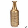 Miniatyrbild 1 av 4: Vase Golden Metal 14 x 46 x 14 cm (4 Units) With relief