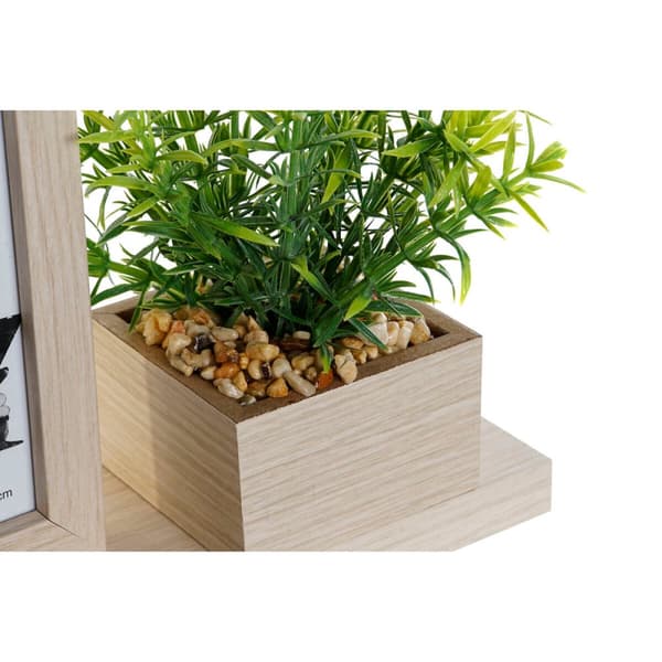 Photo frame Home ESPRIT Natural MDF Wood Scandinavian 25 x 7 x 19 cm