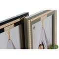 Pikkukuva 2 / 3: Photo frame Home ESPRIT Black Green Natural Crystal MDF Wood Scandinavian 26,5 x 2 x 31,5 cm (2 Units)