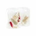 Miniatyrbillede 3 af 3: Candleholder DKD Home Decor Dried flower 8 x 8 x 11 cm Crystal Beige Maroon (2 Units)